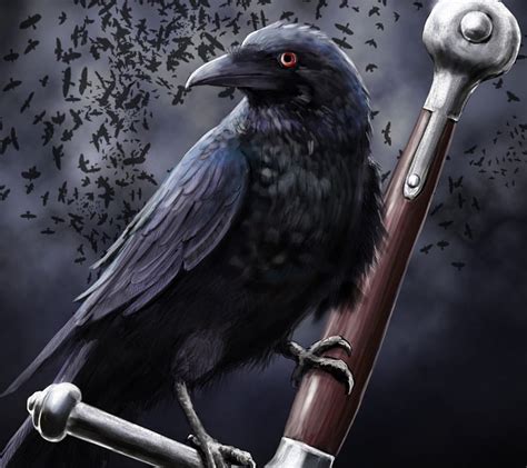 Evil Raven Drawing