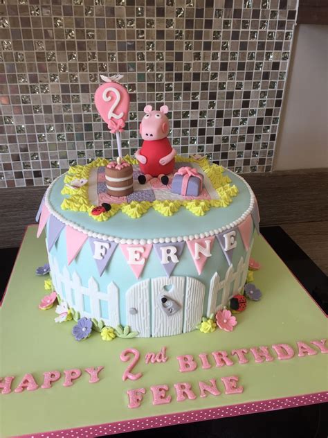 Peppa pig birthday cake by Dawn Evans Peppa Pig Birthday Cake, Peppa Pig Party, Dodie Clark ...