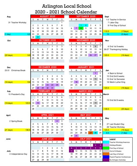 Arlington Texas School District Calendar 2024 - Schoolcalendars.net