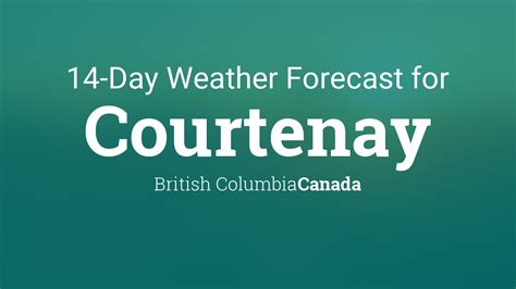 Courtenay, British Columbia, Canada 14 day weather forecast