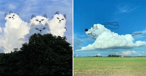 Chris Judge turns pictures of clouds into cute and amusing characters — Visualflood Magazine