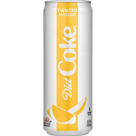 Diet Coke Twisted Mango (12 fl oz) - Instacart