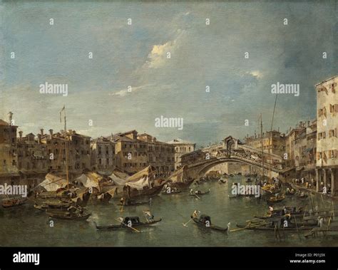 Rialto bridge painting hi-res stock photography and images - Alamy