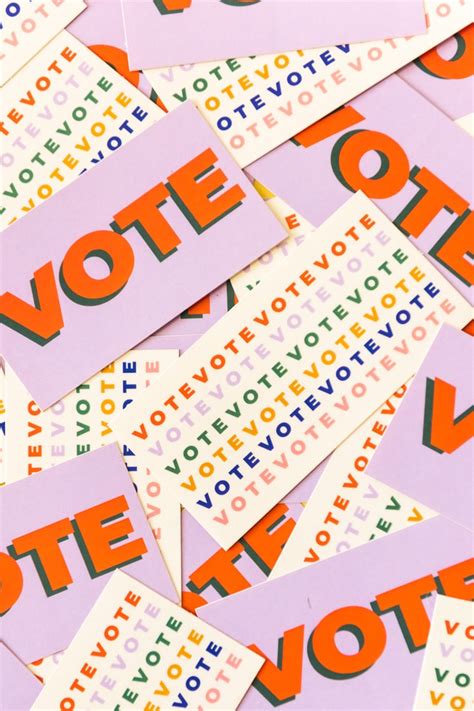 Voting Resources and New Vote Stickers! - The House That Lars Built