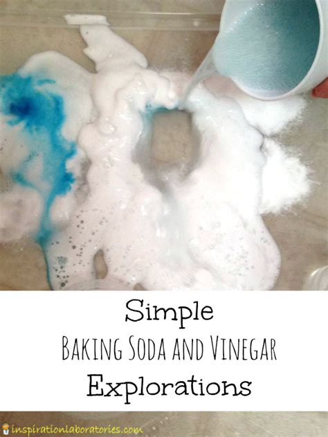 Simple Baking Soda and Vinegar Explorations | Inspiration Laboratories