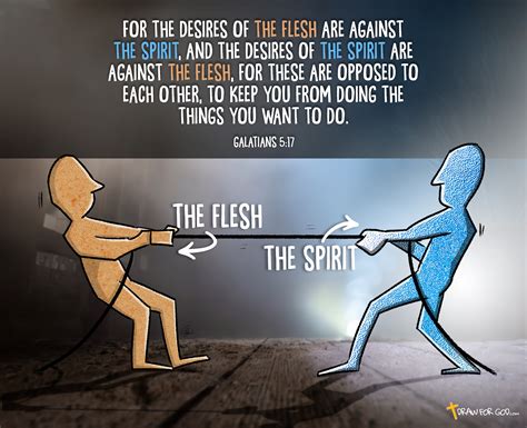 The Flesh vs The Spirit - Galatians Bible Comic