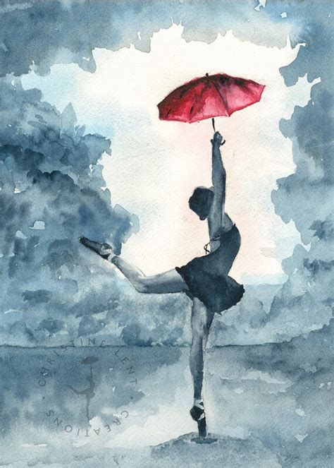 Items similar to Dancing in the rain on Etsy