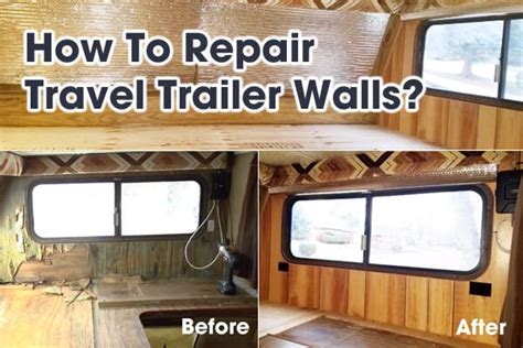 How To Repair Travel Trailer Walls? RV Wall Repair DIY