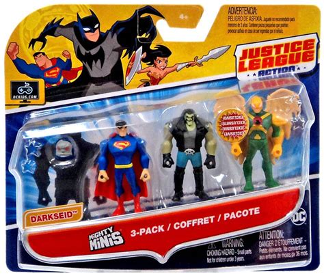 Justice League Action Mighty Minis Build Darkseid Superman, Lobo Hawkman Mini Figure 3-Pack ...