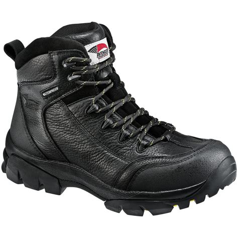 AVENGER Men's 7244 Composite Toe Waterproof Work Boot, Black