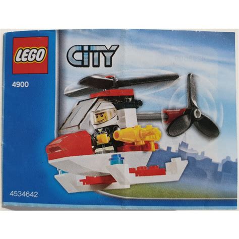 LEGO Fire Helicopter Set 4900 Instructions | Brick Owl - LEGO Marketplace