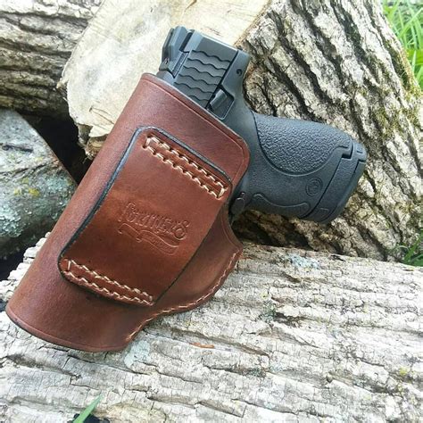 Smith and Wesson M&P Shield 9mm Leather Holster | Etsy