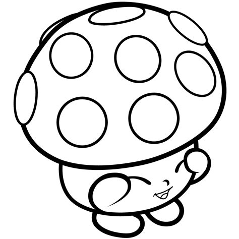 Mushroom Coloring Pages Printable