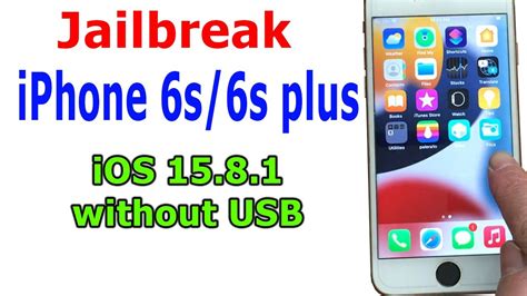 How to Jailbreak iPhone 6s/6s Plus iOS 15.8.1 without USB on Windows ...