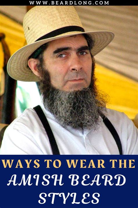 Ways to Wear The Amish Beard Styles | BeardLong | Amish beard, Best beard styles, Beard guide