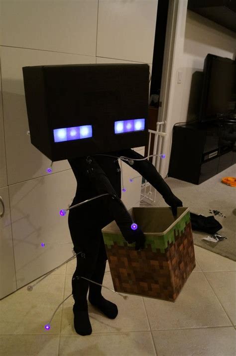 Minecraft Enderman Costume. | Halloween Costumes | Pinterest