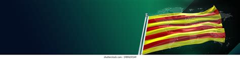 Catalonia Flag World Map Large Gradient Stock Illustration 1989659243 ...