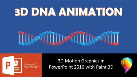 3D DNA Animation in Microsoft PowerPoint The Teacher