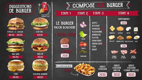 MENU DYNAMIQUE BURGER - YouTube