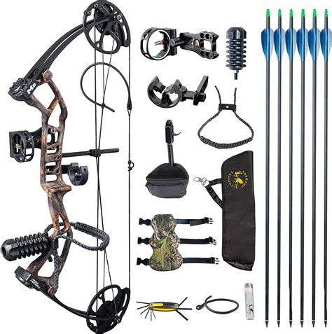 SANLIDA Archery Dragon X8 Hunting Compound Bow And Arrow Package Camo/ – Backwoodspredator ...