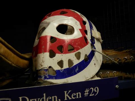 155 GOALIE MASK OF KEN DRYDEN OF MONTREA CANADIENS FAME | Goalie mask, Hockey mask, Goalie