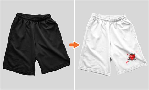 Photoshop Men's Shorts Mockup Templates Pack