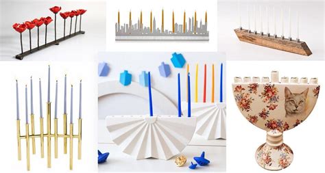 10 modern menorah designs for Hanukkah 2016 | 6sqft