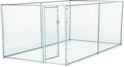 LUCKY DOG Chain Link Dog Kennel, 4 x 5 x 10 ft - Chewy.com