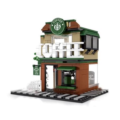 General Jim's Modular City Building Blocks Coffee Shop Set | Compatible ...