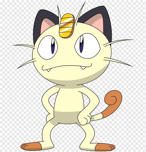 Bigotes pokémon go ash ketchum cat meowth, cat, mamífero, animales, gato como mamífero png | PNGWing