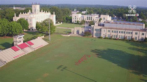 Aerial view of Georgia Military College's Milledgeville campus | 13wmaz.com