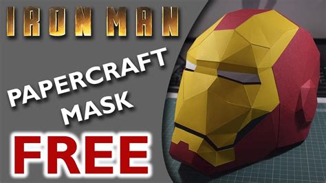 Casco Iron Man de PAPERCRAFT | FREE TEMPLATES - YouTube