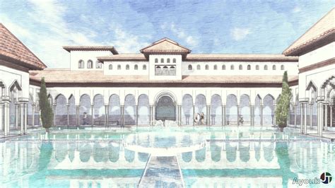 The Alhambra Water Courtyard