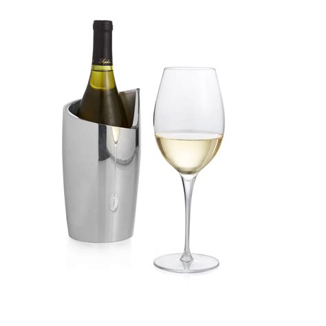 Vie Pinot Grigio Glasses (Set of 2) by Neil Cohen | Nambe