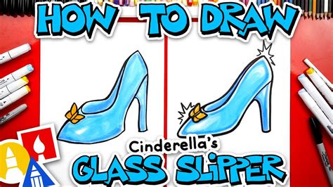 How To Draw Cinderella's Glass Slipper