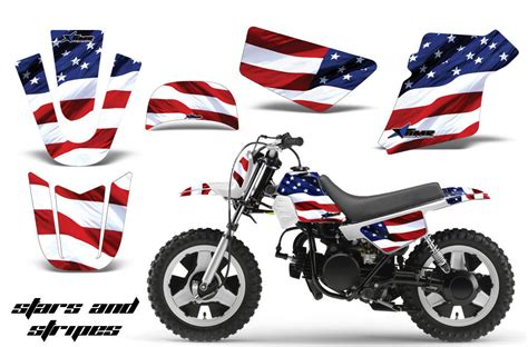 Yamaha PW80 Graphics Kits - Over 100 Designs Available - Invision Artworks Powersports Graphics