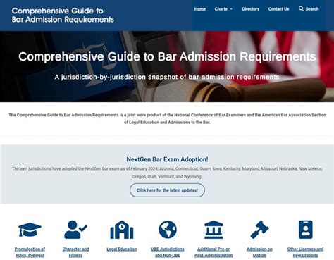 Bar Exam Results by Jurisdiction - National Conference of Bar Examiners