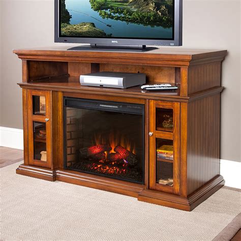 Contemporary Electric Fireplace TV Stand | FIREPLACE DESIGN IDEAS