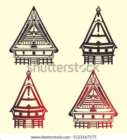 Rumah Adat Batak Vector Png / Png File Svg Vector Png Icon Rumah ...