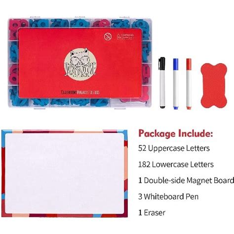 Classroom Magnetic Letters Kit With Double-sided Magnetic Board - 239 Pieces | Konga Online Shopping