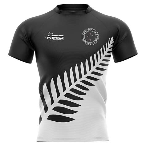 2022-2023 New Zealand All Blacks Fern Concept Rugby Shirt - Baby ...