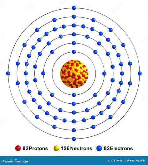 Lead stock illustration. Illustration of atomic, symbol - 175796461