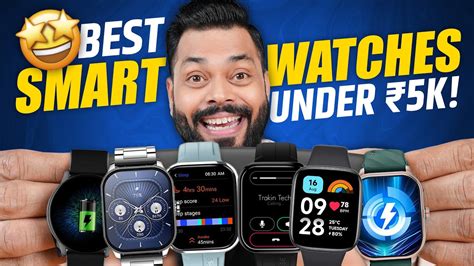 Top 5 Best Smartwatches Under ₹5000 In 2024⚡Bluetooth Calling, AMOLED ...