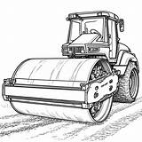 Simple Road Paving roller coloring Page Lulu Pages sketch template