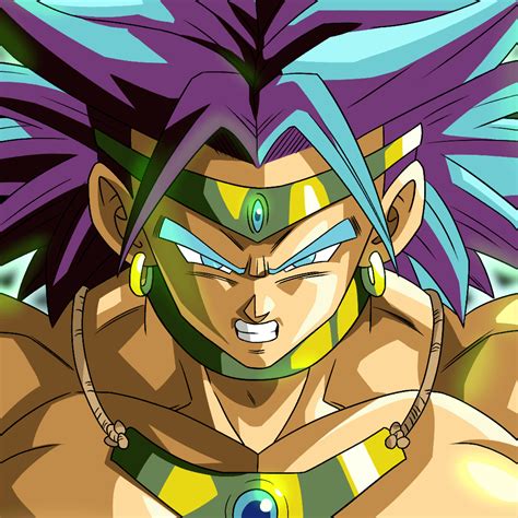 (1000x1000) Close-up Recreation of PHY Super Saiyan Broly (Movie 8 SSR). : r/DBZDokkanBattle