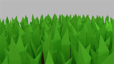 Low Poly Grass 3D Model Blender 2.72 - YouTube