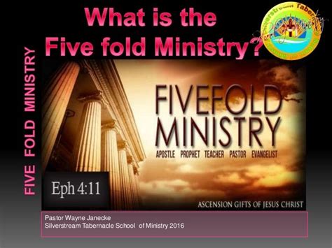 Five fold ministry