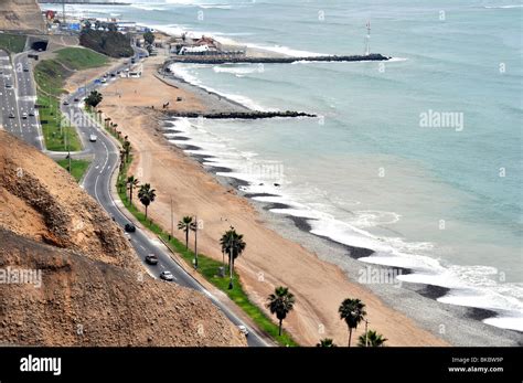 Costa verde, beach, Miraflores, Lima, Peru Stock Photo - Alamy