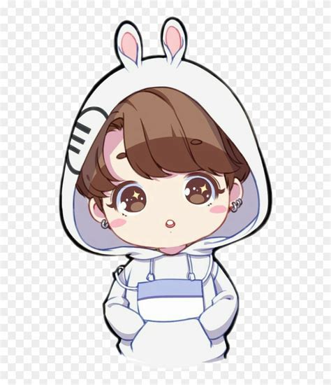 Kpop Chibi Png - Cute Bts Jungkook Drawings, Transparent Png - 546x895 ...