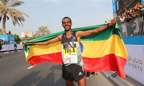 Tamirat Tola wins, Kenenisa Bekele DNF at Dubai Marathon - AW